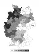 Energieverbrauch im Westen und Norden Deutschlands am Höchsten