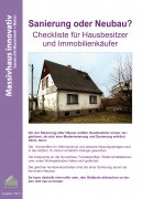 Sanierung oder Neubau? Neuer Ratgeber online
